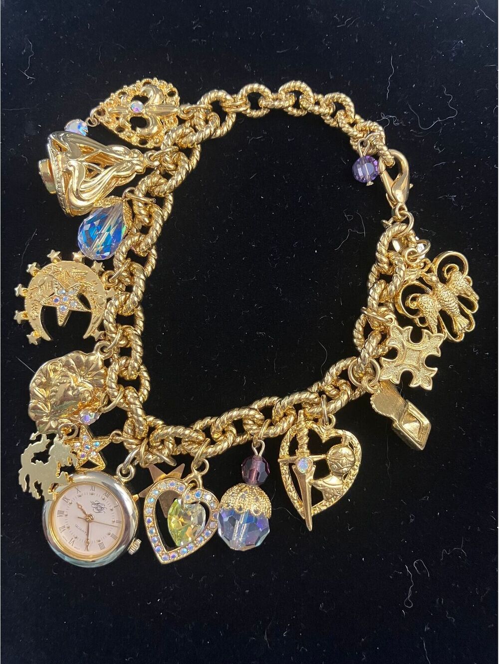 Kirk's Folly Camelot Charms of Time Watch Bracelet